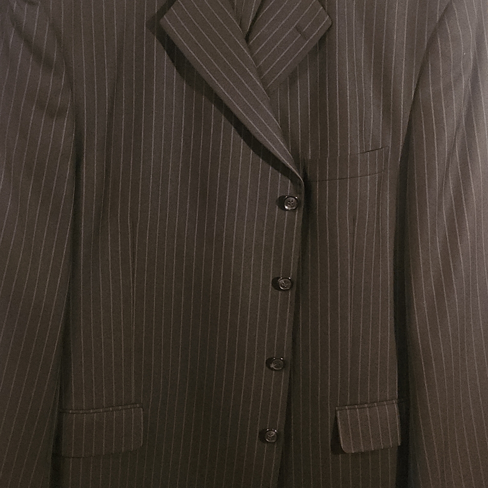 Classic Pinstripe Men's Suit